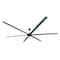 Iliving 120 in. H Volume Low Speed Outdoor BLDC Ceiling Fan with Brushless DC Motor, Reversible, IR Remote ILG8HVLS120 - alternate 1